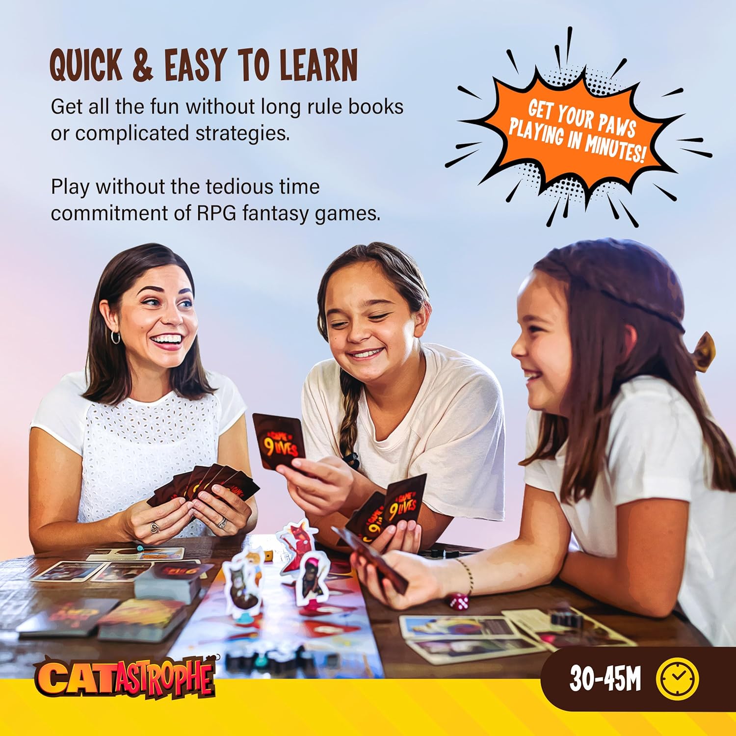 CATastrophe: A Game of 9 Lives (Base Game + Expansion)