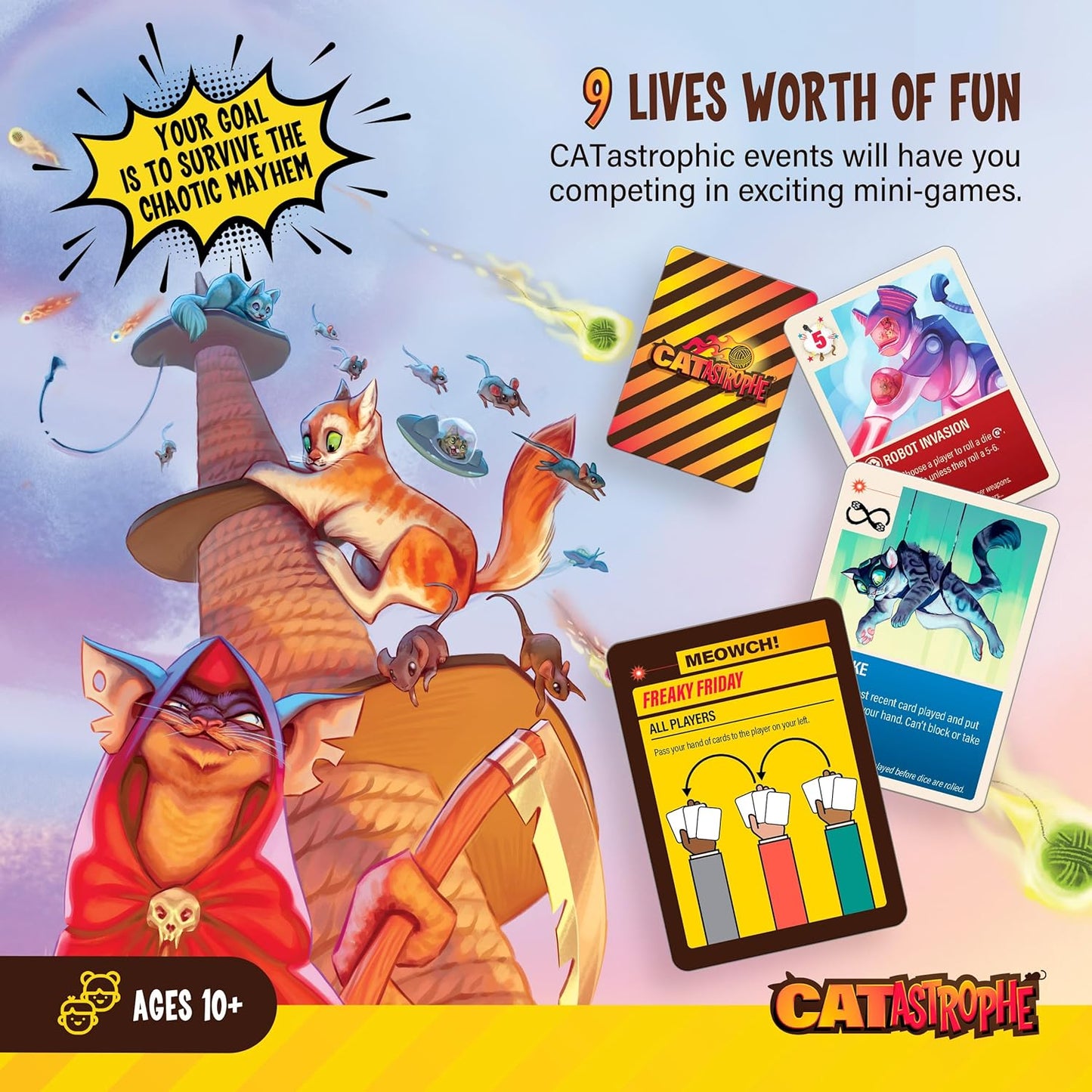 CATastrophe: A Game of 9 Lives (Base Game)