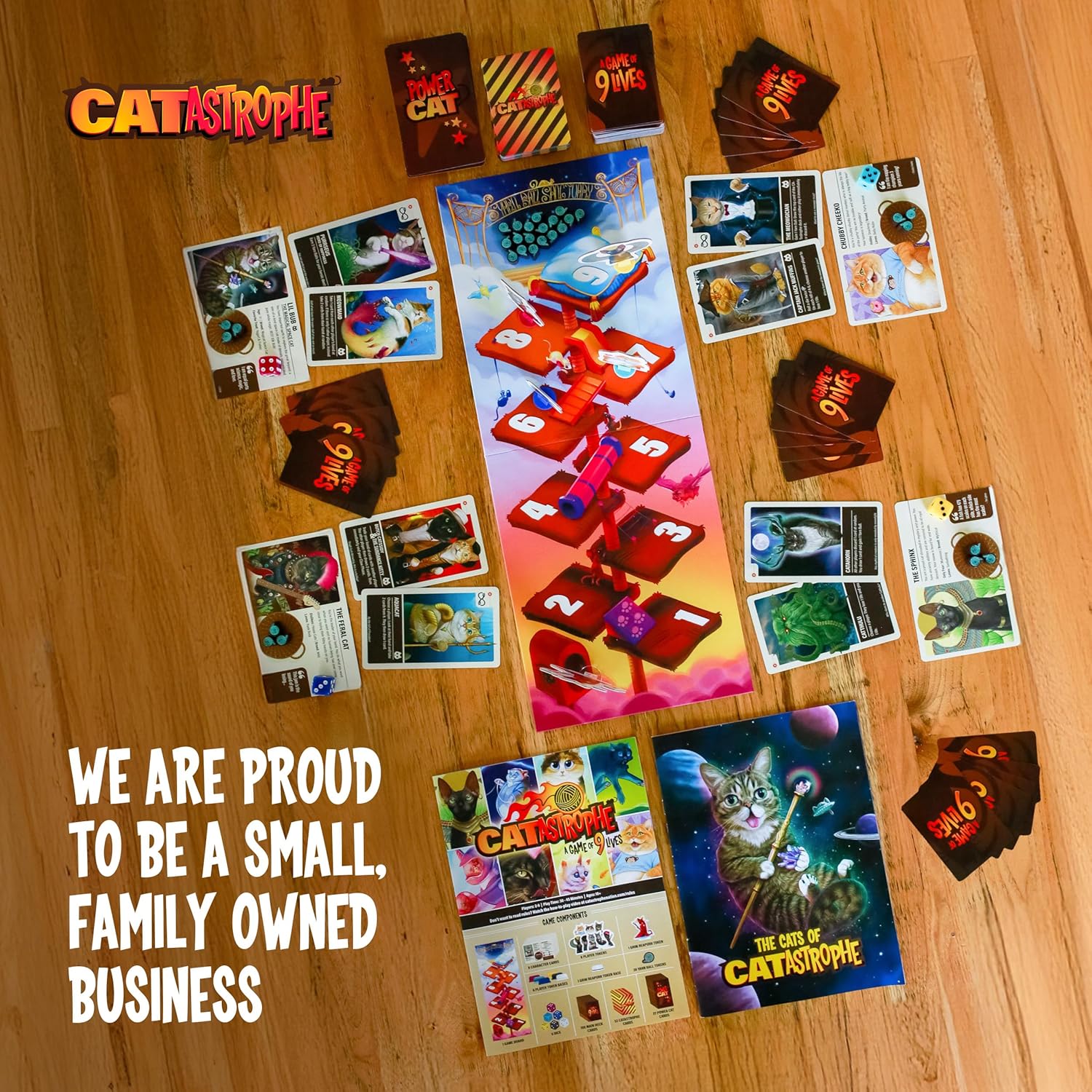 CATastrophe: A Game of 9 Lives (Base Game + Expansion)