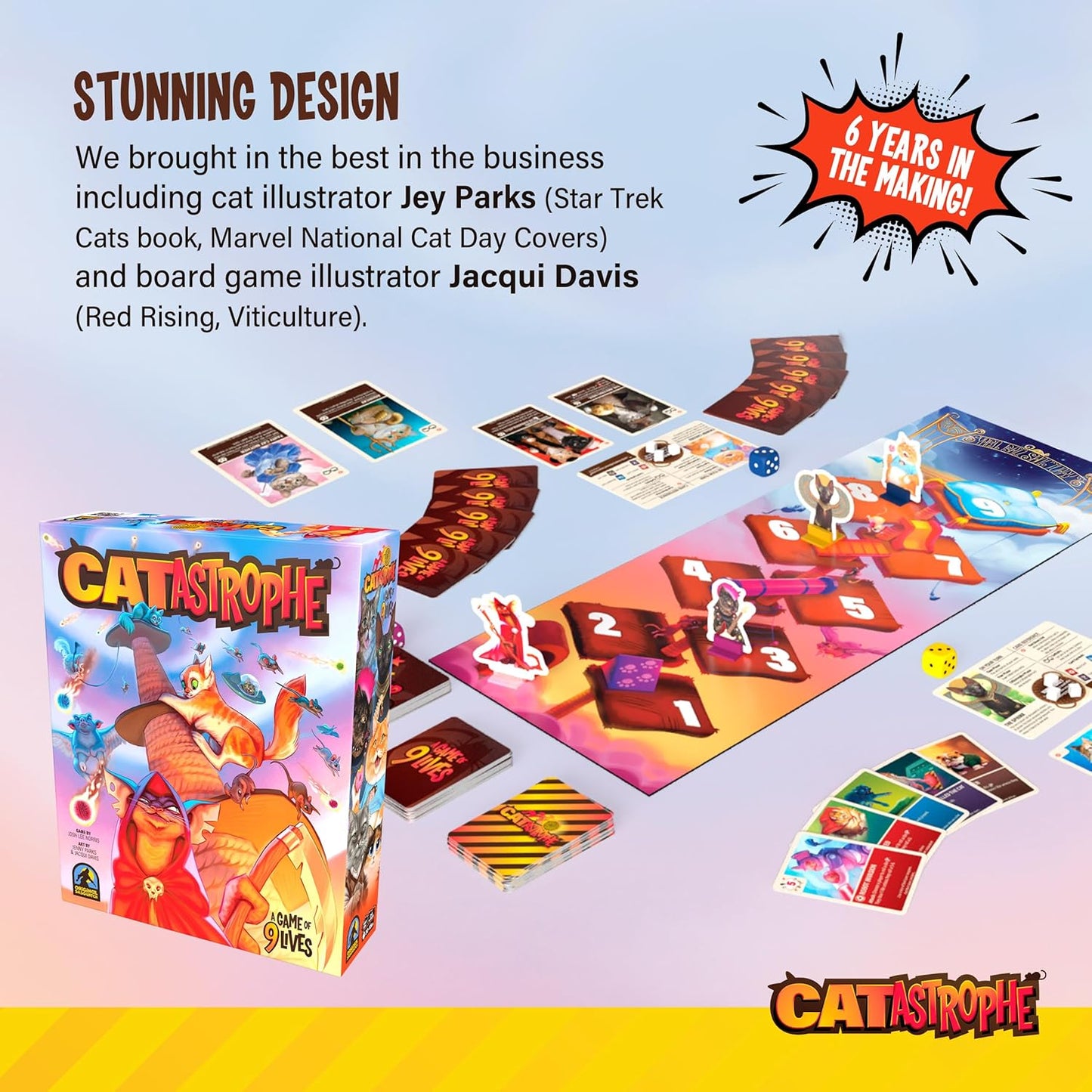 CATastrophe: A Game of 9 Lives (Base Game)