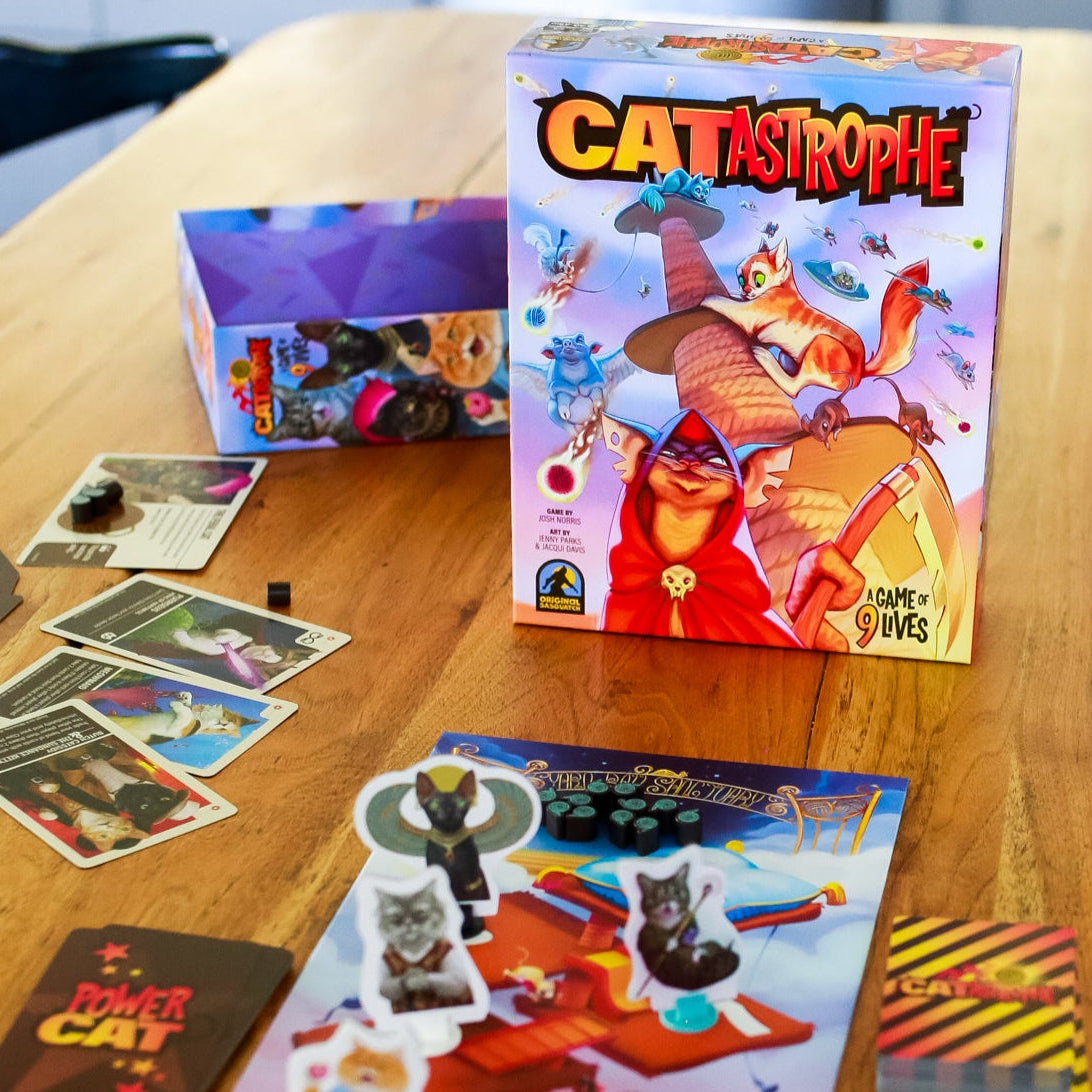 CATastrophe: A Game of 9 Lives (Base Game + Expansion)
